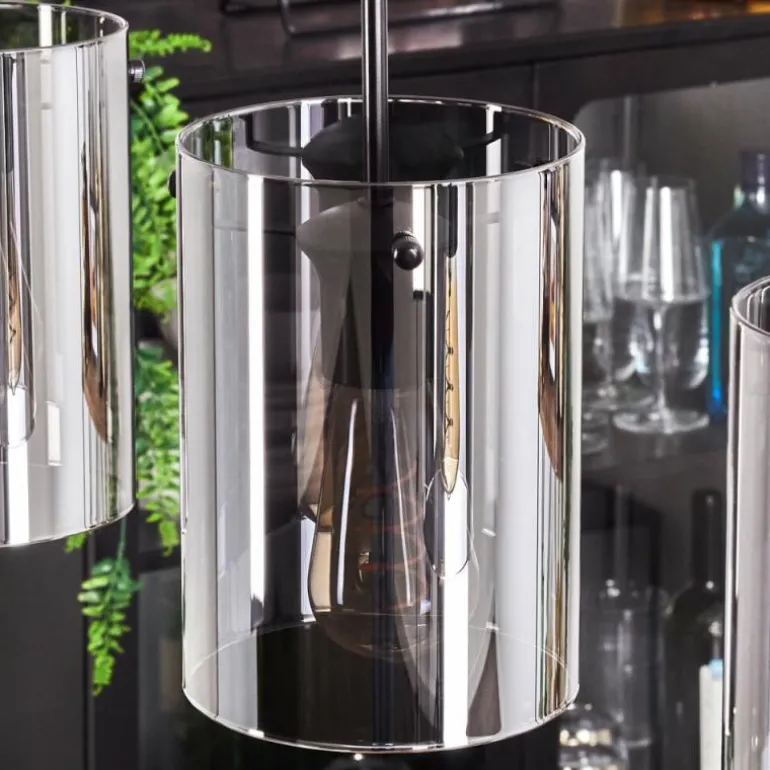 Suspension - Verre Parane Fumé, 3 lumières