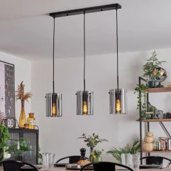 Suspension - Verre Parane Fumé, 3 lumières