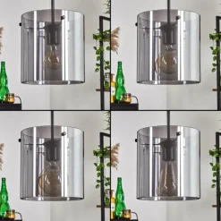 Suspension - Verre Parane Fumé, 5 lumières