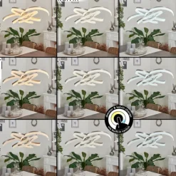 Suspension Vignats LED Nickel mat, 4 lumières