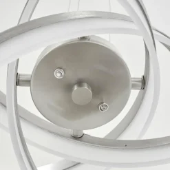 Suspension Vignats LED Nickel mat, 4 lumières