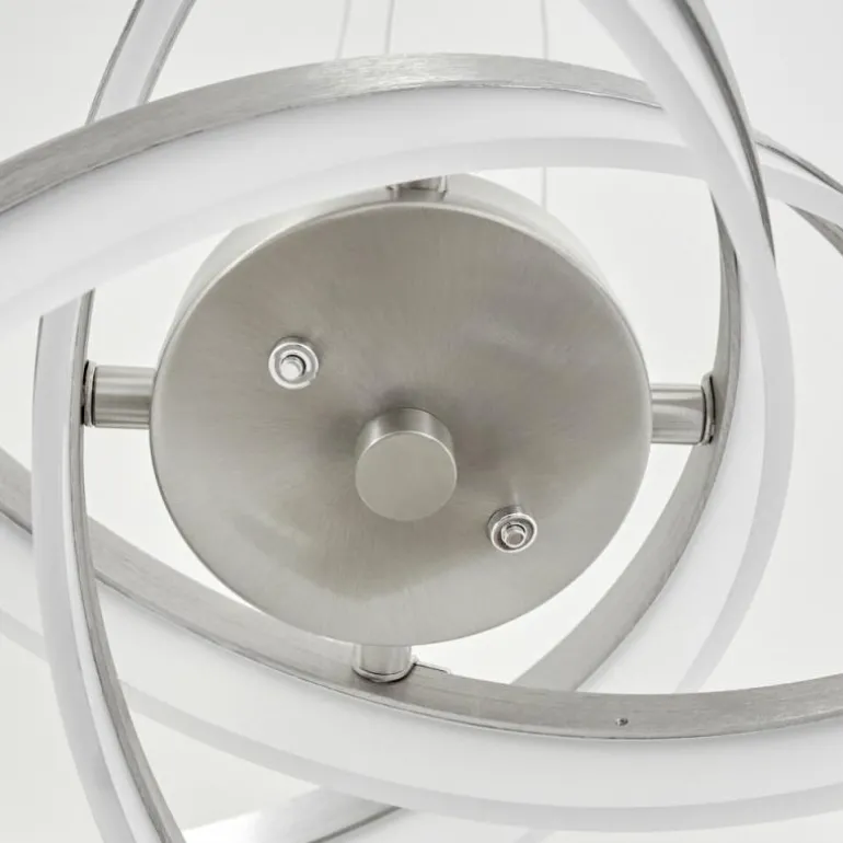 Suspension Vignats LED Nickel mat, 4 lumières