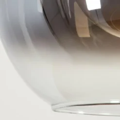 Suspension Vouhet Brun, Couleur bois, Noir, 1 lumière