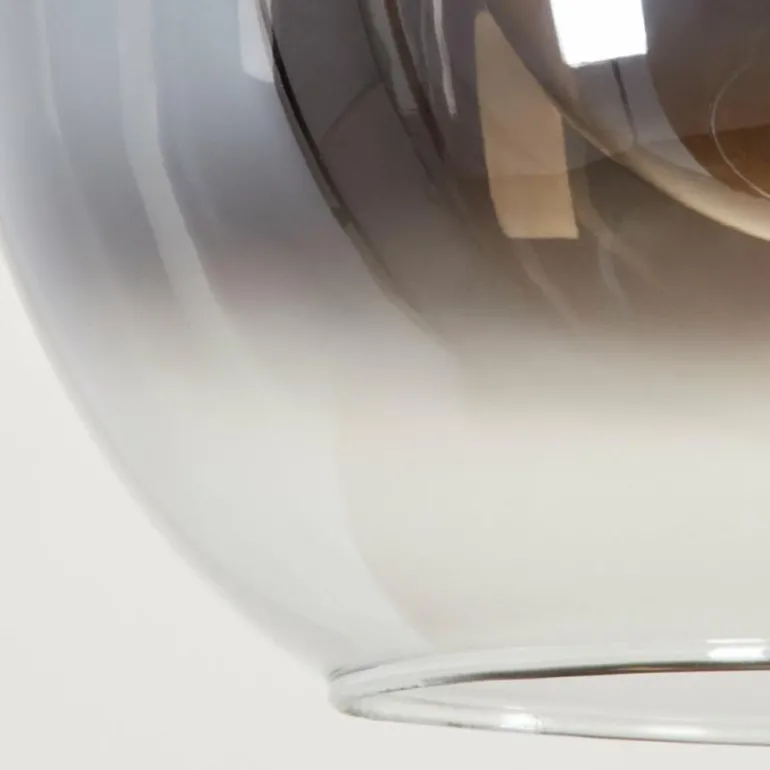 Suspension Vouhet Brun, Couleur bois, Noir, 1 lumière