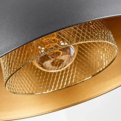 Suspension Wambez Noir, 1 lumière