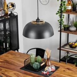 Suspension Wambez Noir, 1 lumière