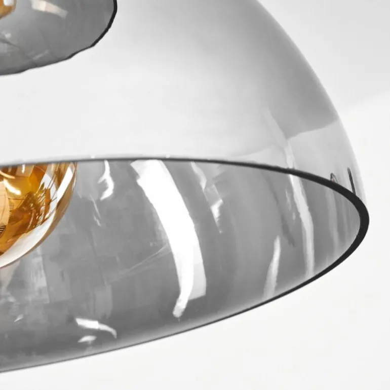 Suspension Aannestad Bois foncé, Noir, 3 lumières