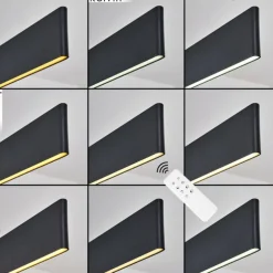 Suspension Aduard LED Anthracite, 2 lumières