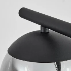 Suspension Agropoli Noir, 4 lumières