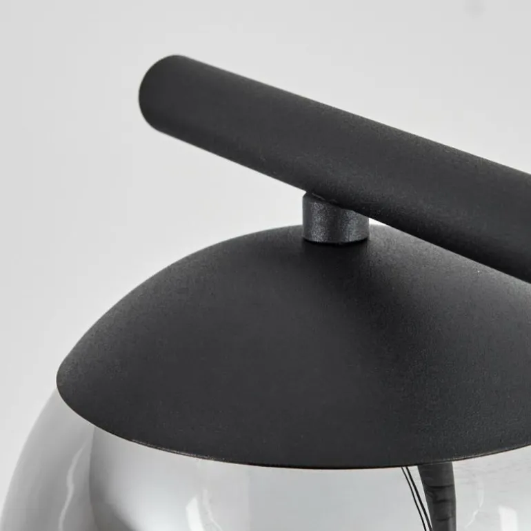 Suspension Agropoli Noir, 4 lumières