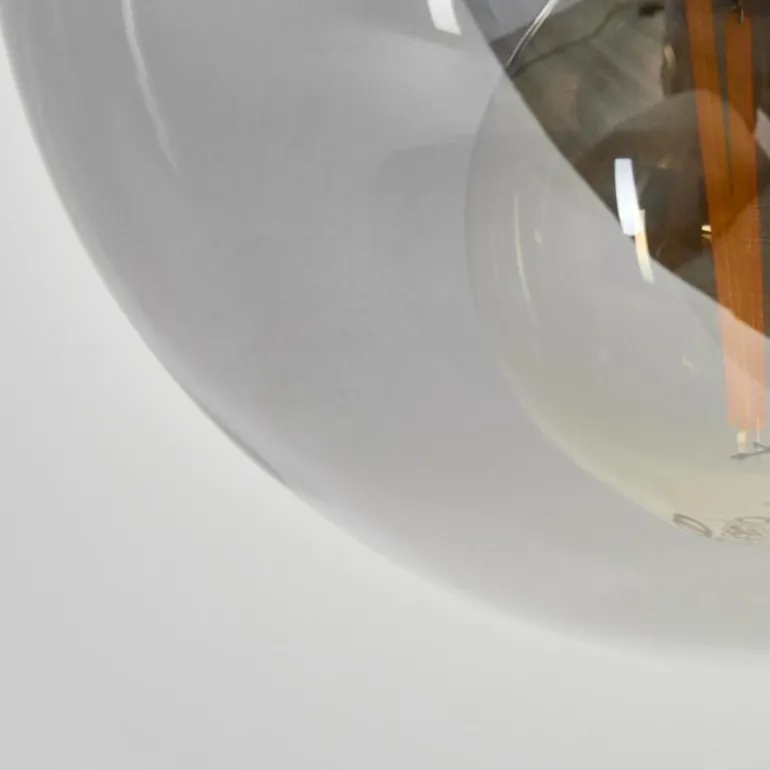 Suspension Agropoli Noir, 4 lumières