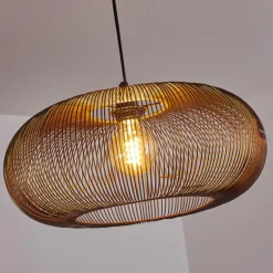 Suspension Agueda Noir, 2 lumières