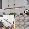 Suspension Airolo LED Brun, 3 lumières