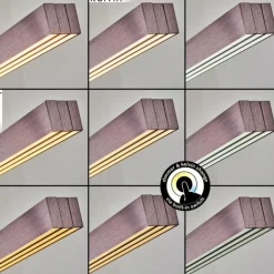 Suspension Airolo LED Brun, 3 lumières