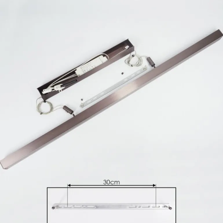 Suspension Airolo LED Brun, 3 lumières