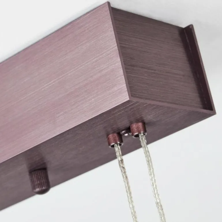 Suspension Airolo LED Brun, 3 lumières