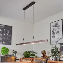 Suspension Airolo LED Brun, 3 lumières