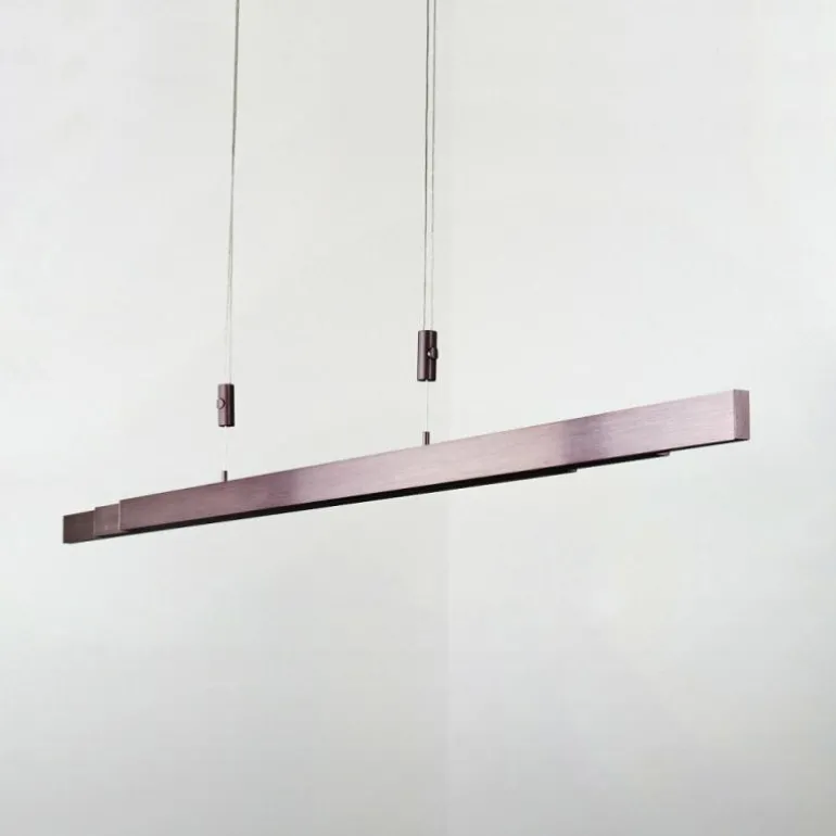 Suspension Airolo LED Brun, 3 lumières