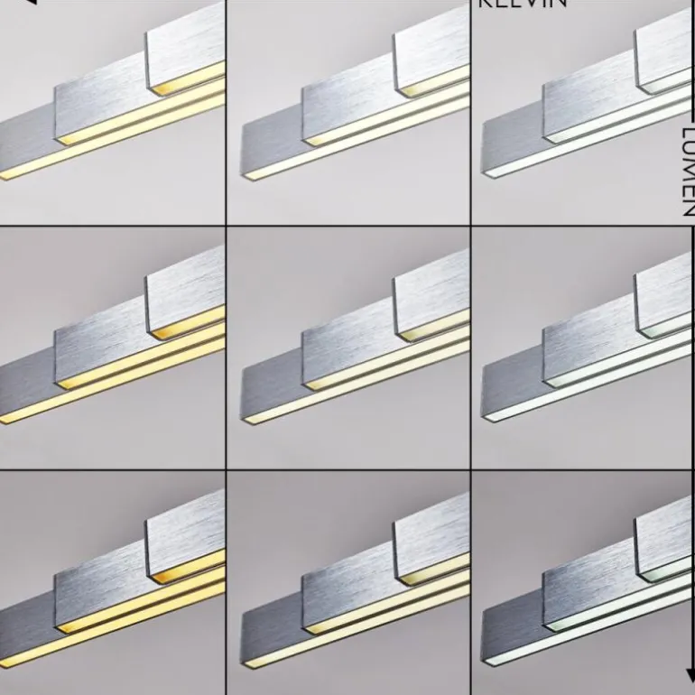 Suspension Airolo LED Chrome, Nickel mat, 3 lumières