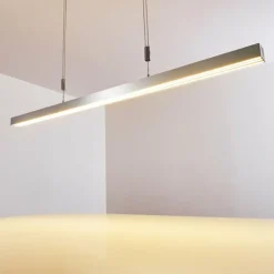 Suspension Airolo LED Chrome, Nickel mat, 3 lumières