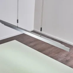 Suspension Airolo LED Chrome, Nickel mat, 3 lumières