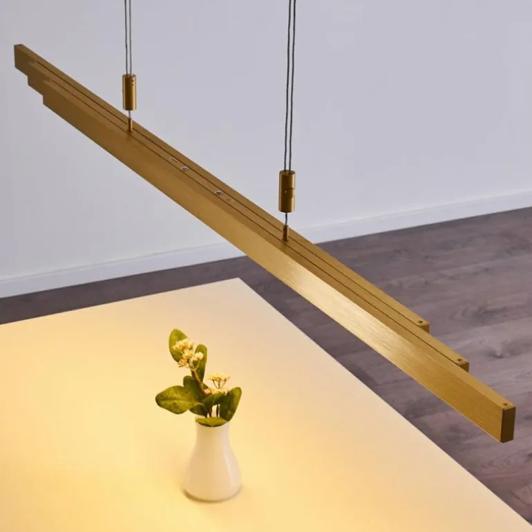 Suspension Airolo LED Laiton, 3 lumières