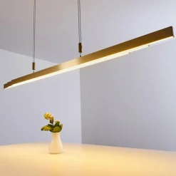 Suspension Airolo LED Laiton, 3 lumières