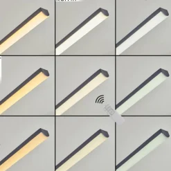 Suspension Alelua LED Gris, 1 lumière, Télécommandes