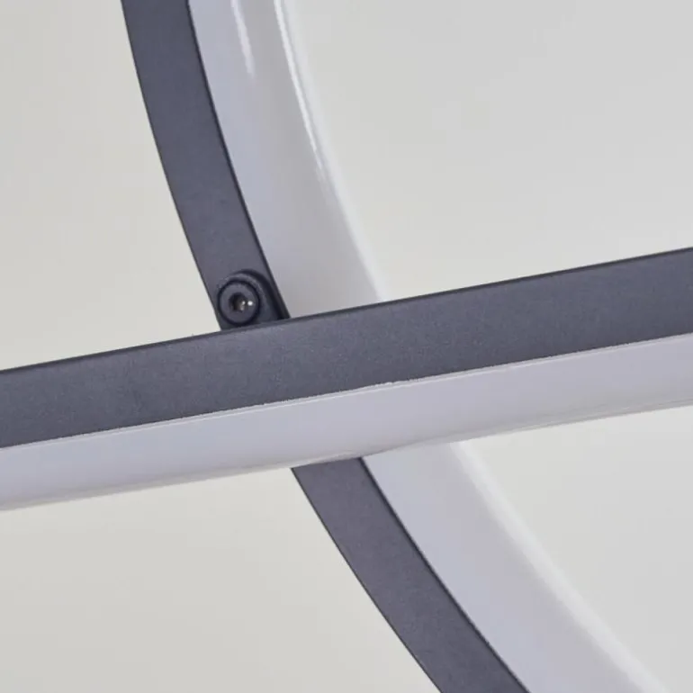 Suspension Alelua LED Gris, 1 lumière, Télécommandes