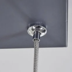 Suspension Alelua LED Gris, 1 lumière, Télécommandes