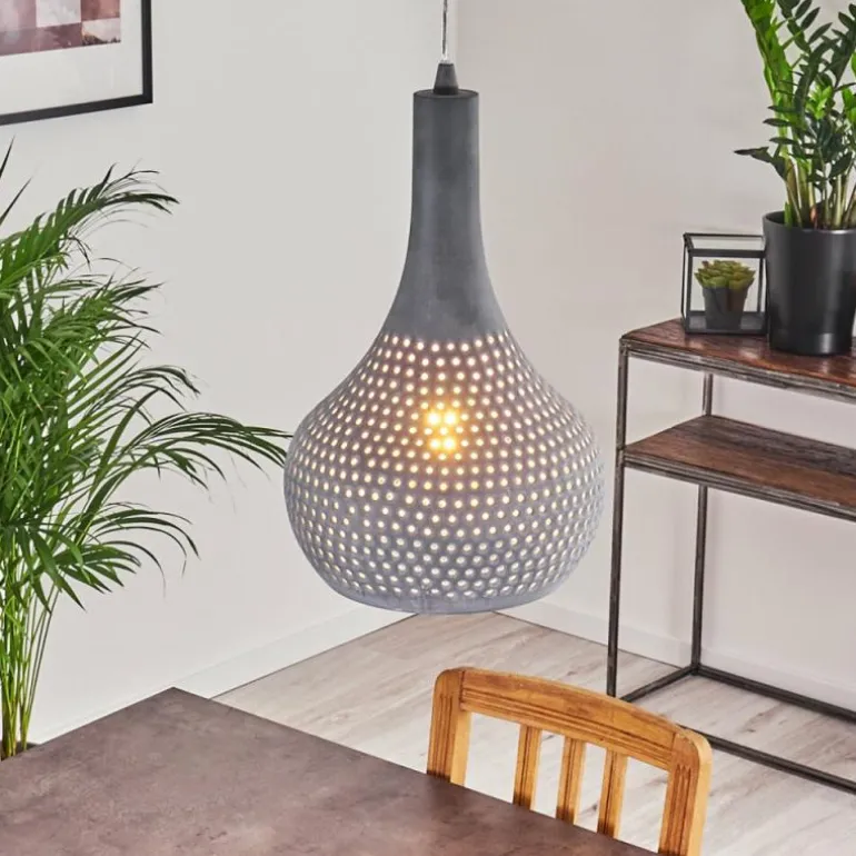 Suspension Alenhoven Gris, 1 lumière