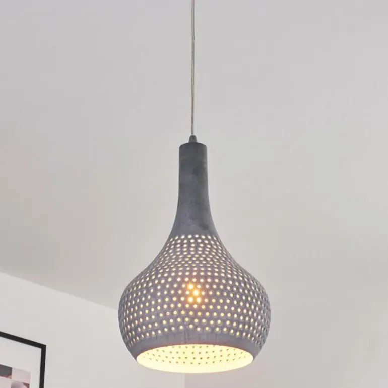 Suspension Alenhoven Gris, 1 lumière