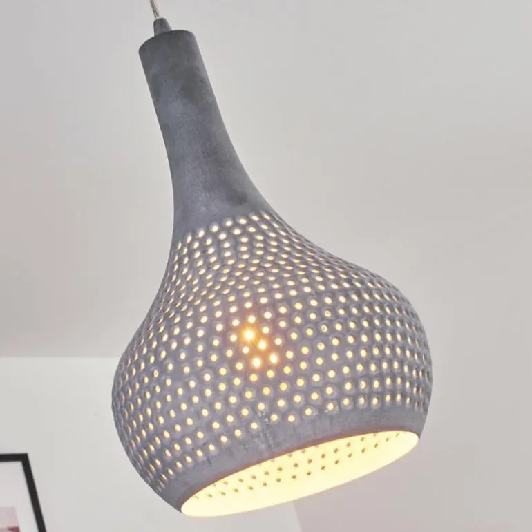 Suspension Alenhoven Gris, 1 lumière