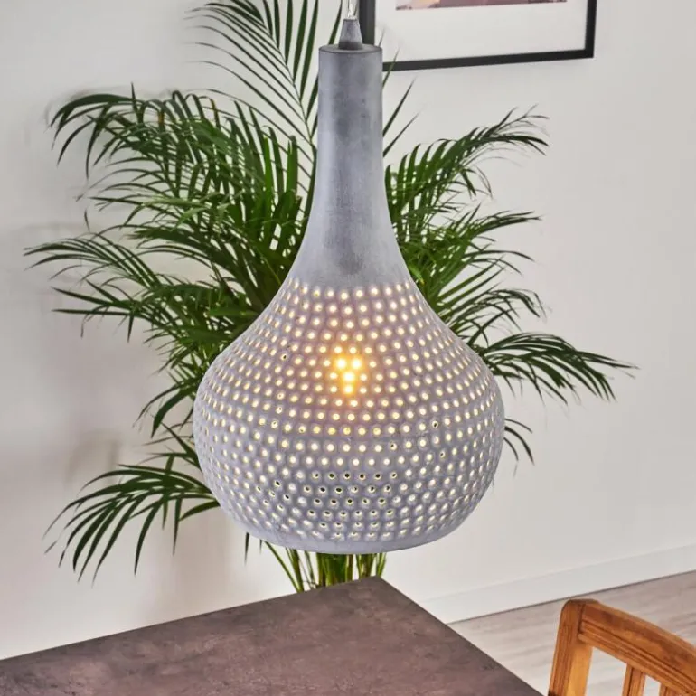 Suspension Alenhoven Gris, 1 lumière