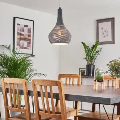 Suspension Alenhoven Gris, 1 lumière