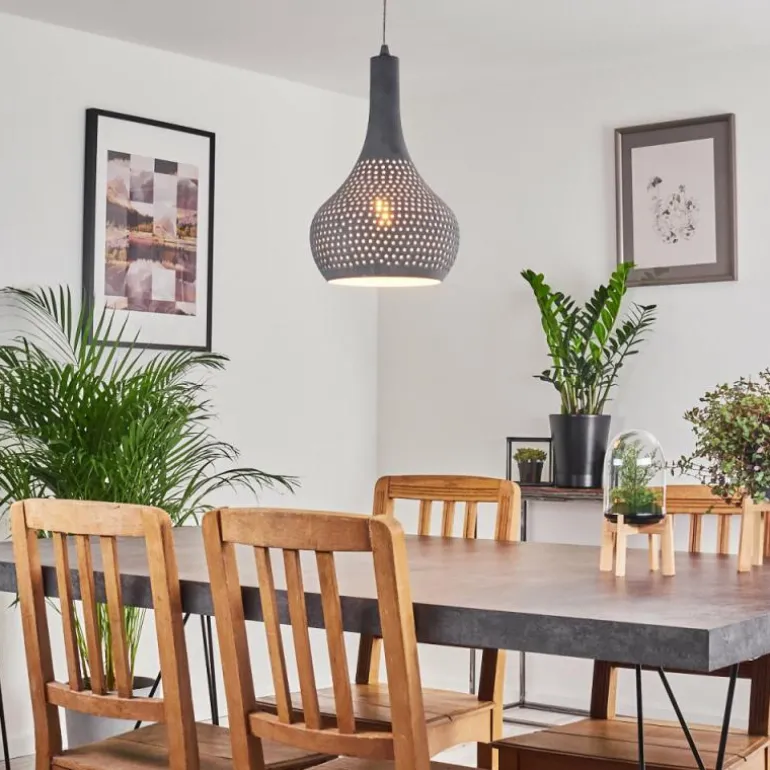 Suspension Alenhoven Gris, 1 lumière