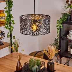 Suspension Altoplano Noir, 1 lumière