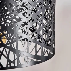 Suspension Altoplano Noir, 1 lumière