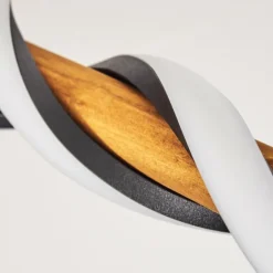 Suspension Alvarim LED Écru, Noir, 1 lumière