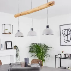 Suspension Ambri Nickel mat, 3 lumières