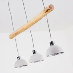 Suspension Ambri Nickel mat, 3 lumières