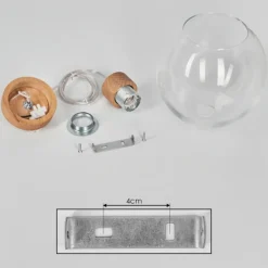 Suspension Andeer Écru, 1 lumière