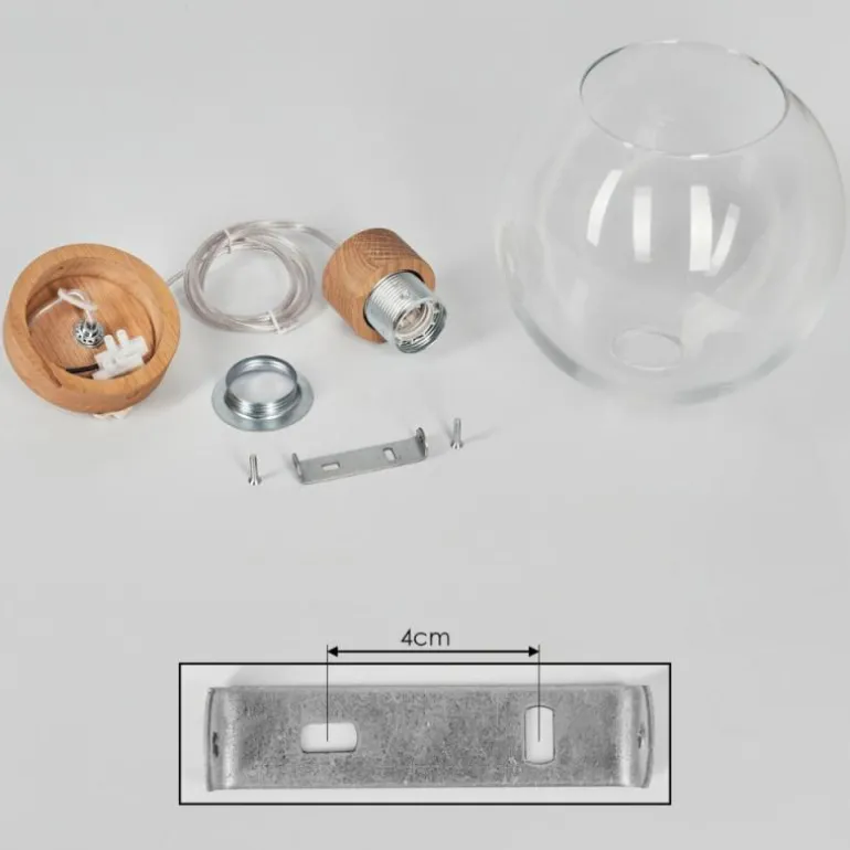 Suspension Andeer Écru, 1 lumière