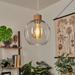 Suspension Andeer Écru, 1 lumière