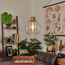 Suspension Andeer Écru, 1 lumière