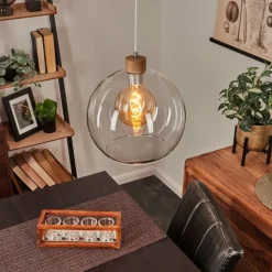 Suspension Andeer Écru, 1 lumière