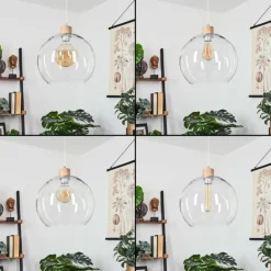 Suspension Andeer Écru, 1 lumière