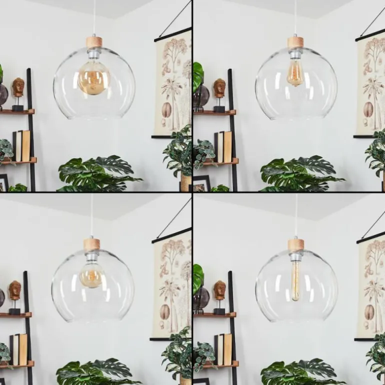 Suspension Andeer Écru, 1 lumière