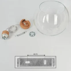 Suspension Andeer Écru, 1 lumière