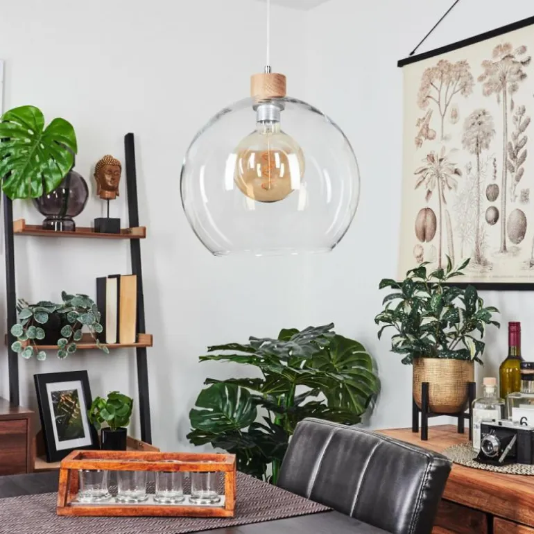 Suspension Andeer Écru, 1 lumière